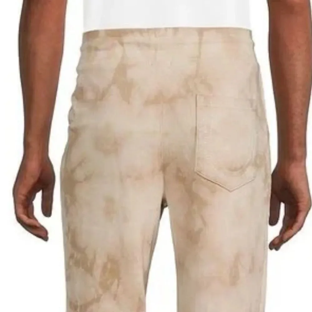True Religion - Men’s Gold Logo Tie Dye Jogger Sweatpants Sz XL